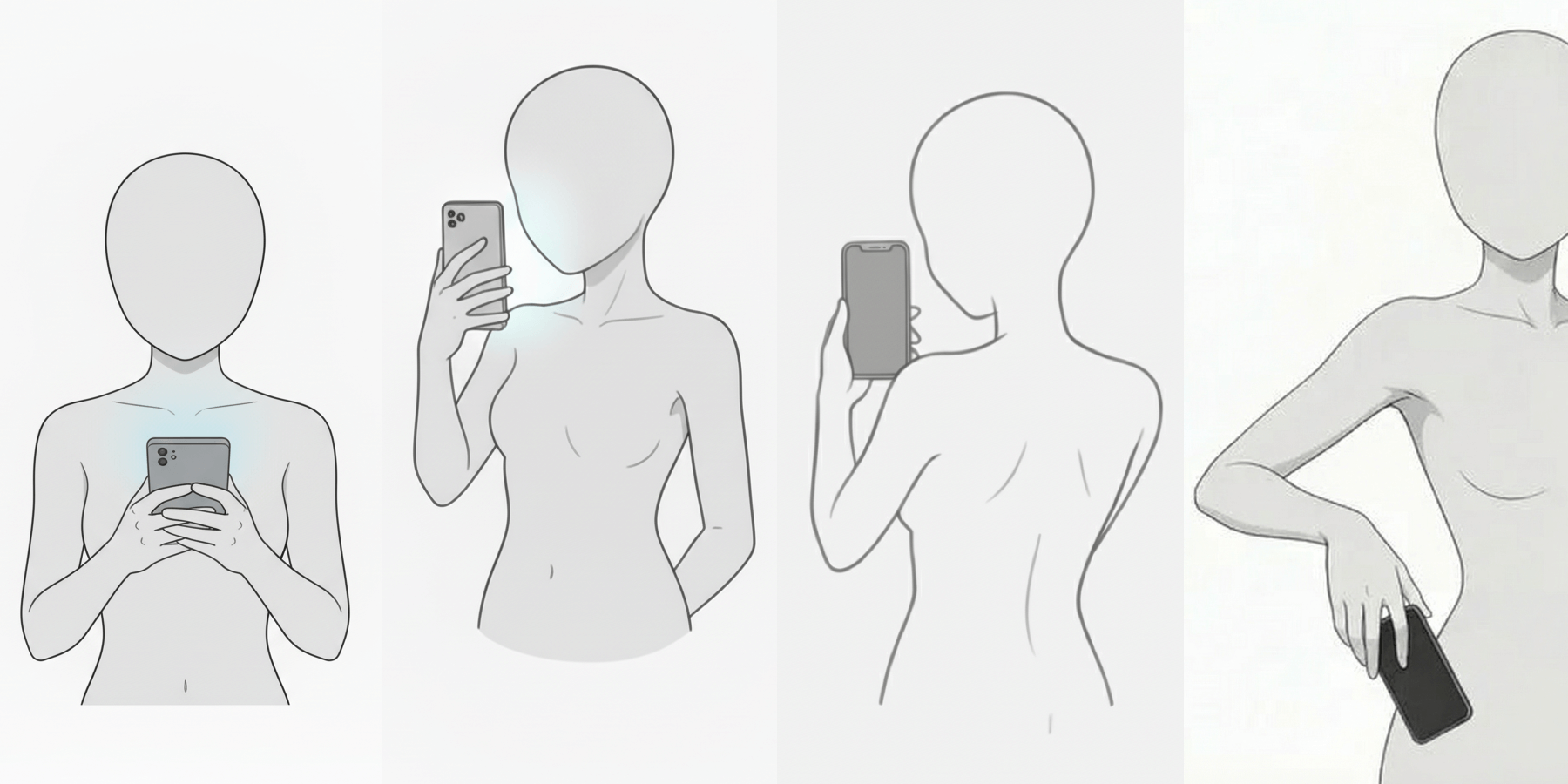 【無料配布】スマホを操作する女性のポーズ集— copainter ユーザーは商用可・無償で利用可