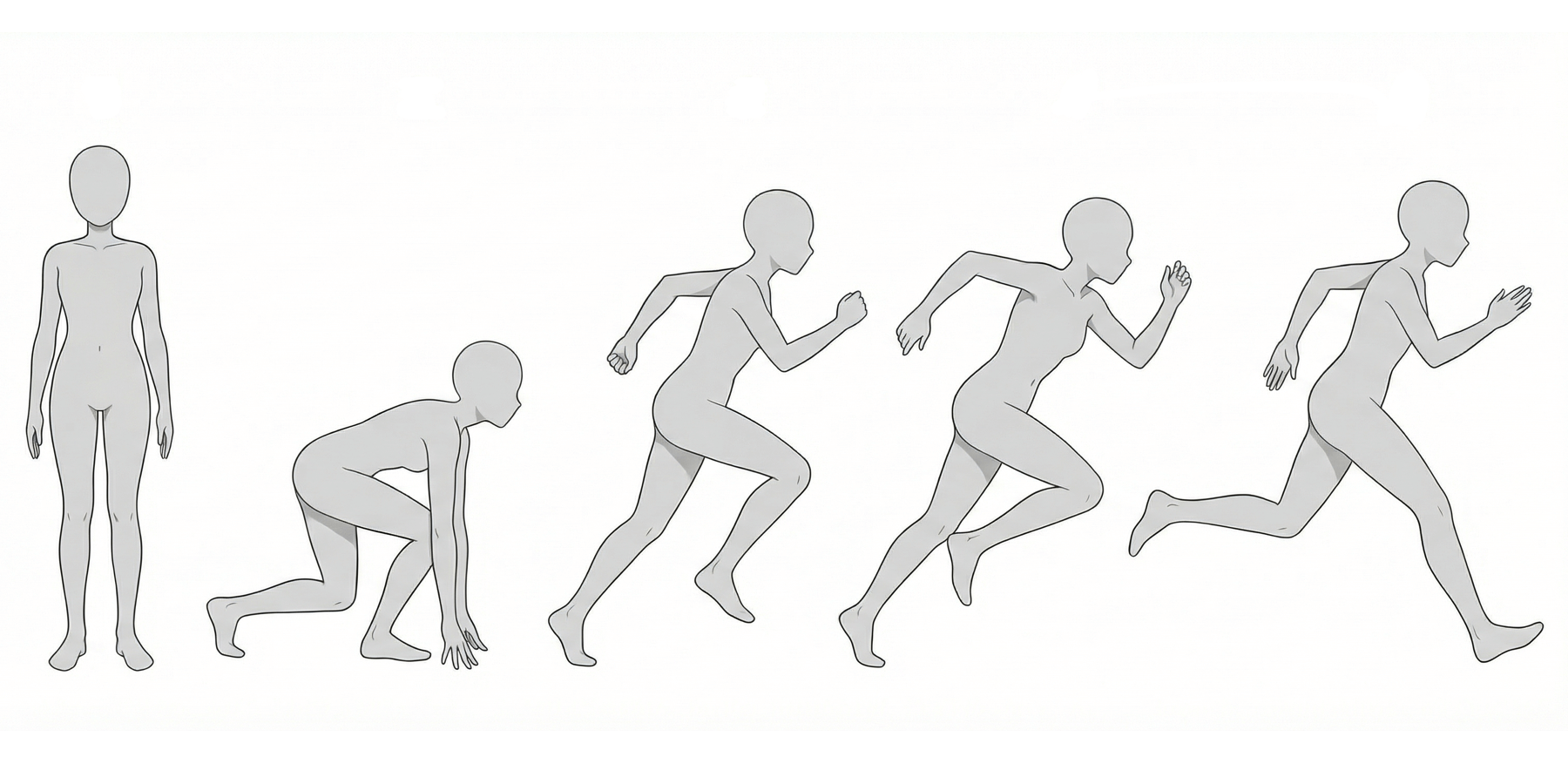 [Free Download] Character Motion Reference Collection — Free for copainter Users, Commercial Use Allowed