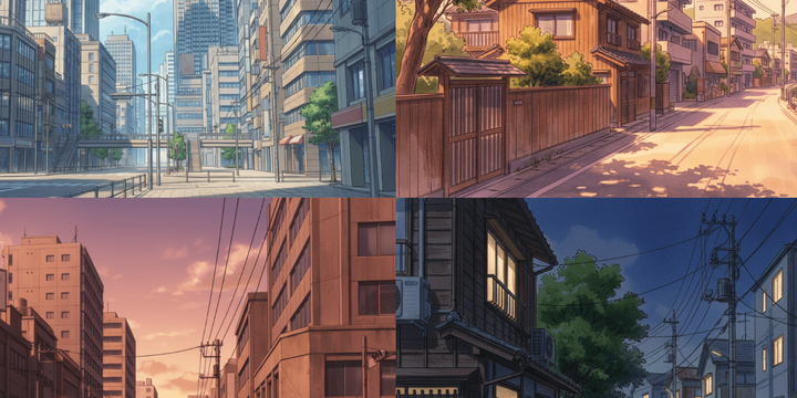[Free Download] Cityscape Background Illustrations (Landscape) — Free for copainter Users, Commercial Use Allowed
