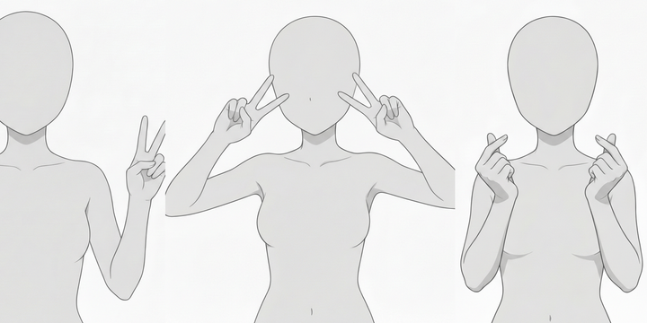 [Free Download] Female Hugging Pose Collection — Copainter users can use it for free, including commercial use.